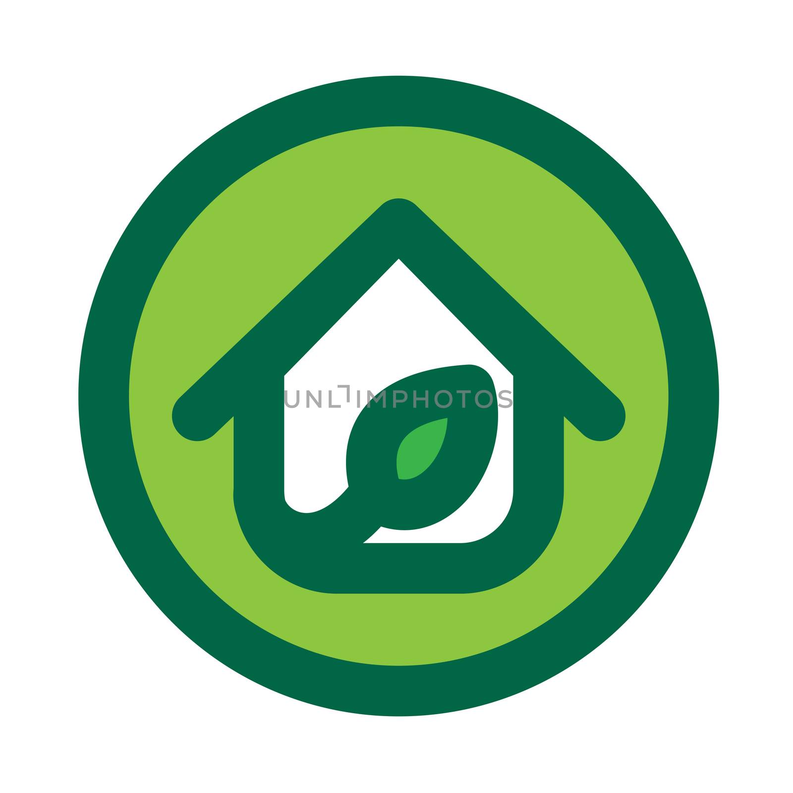 Eco House Template. Ecology symbol. Nature ecology logotype. Green eco logo. Vector design ecology elements