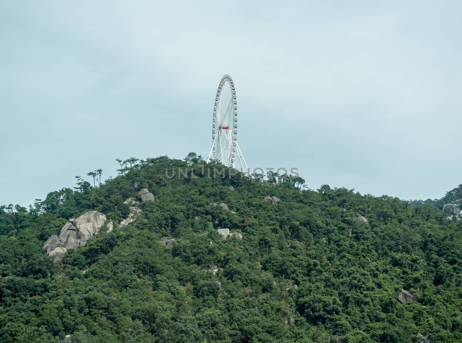 New theme park called Happy World at Tianzhu Mountain near Xiamen, China