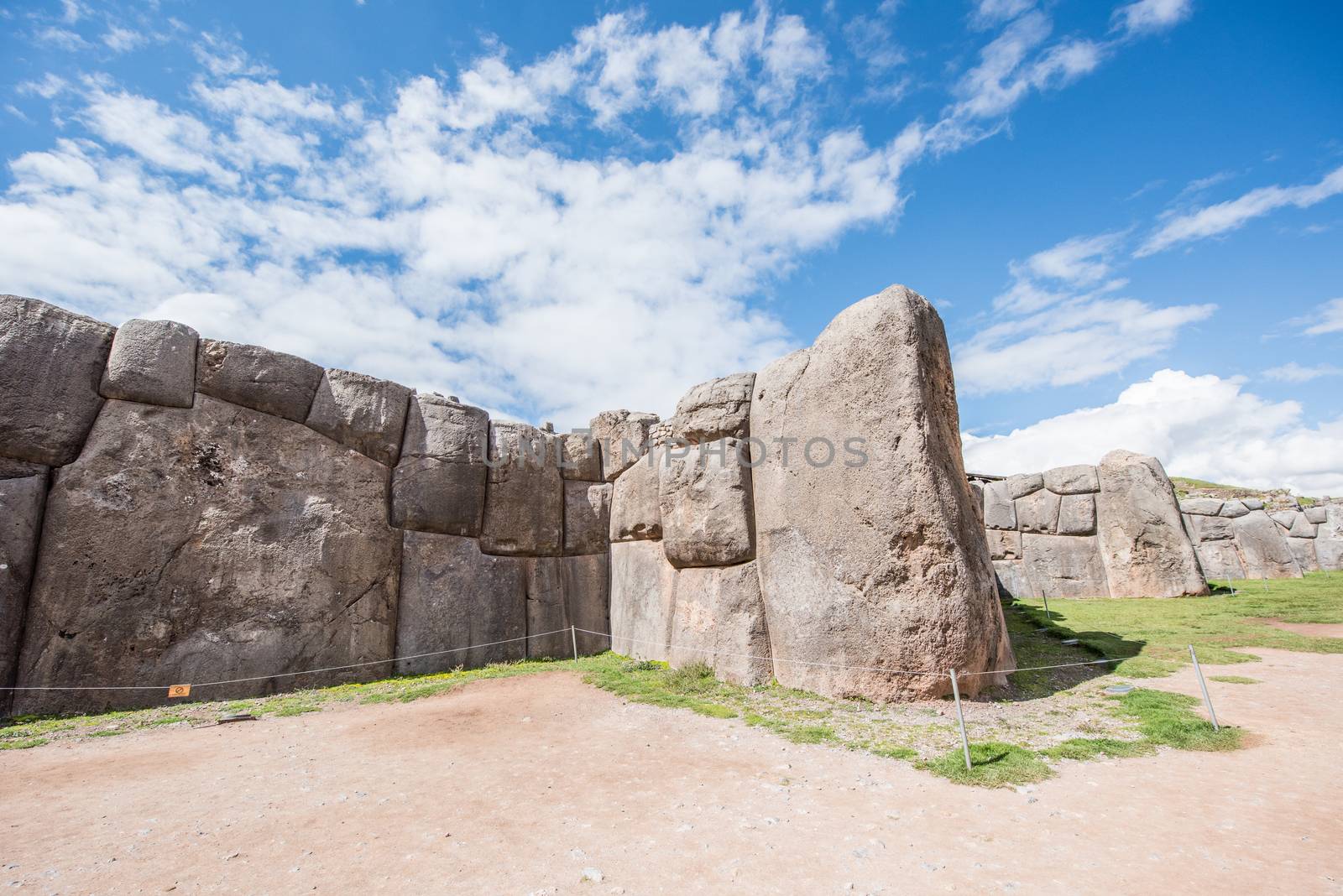 Saksaywaman, Inca ruins in Cusco, Peru by rayints