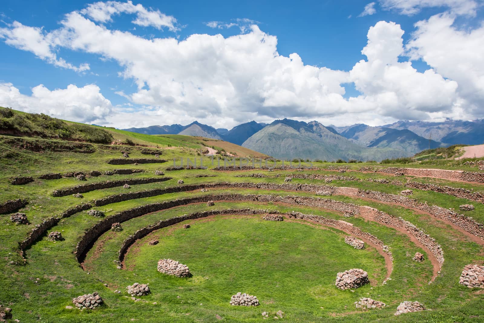 Concentric terraces Inca period Moray Urubamba valley Peru by rayints