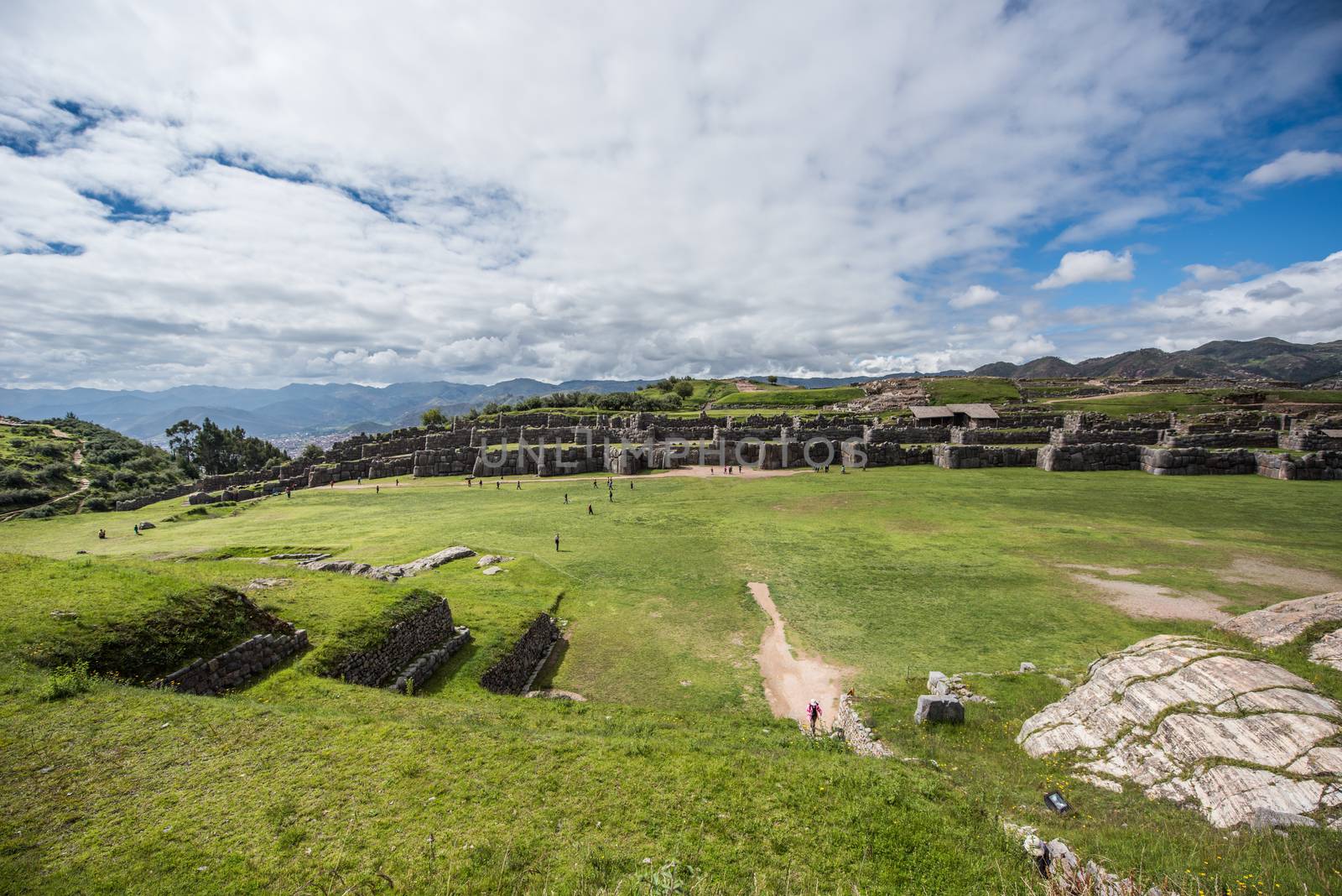 Saksaywaman, Inca ruins in Cusco, Peru. Hight quality photo