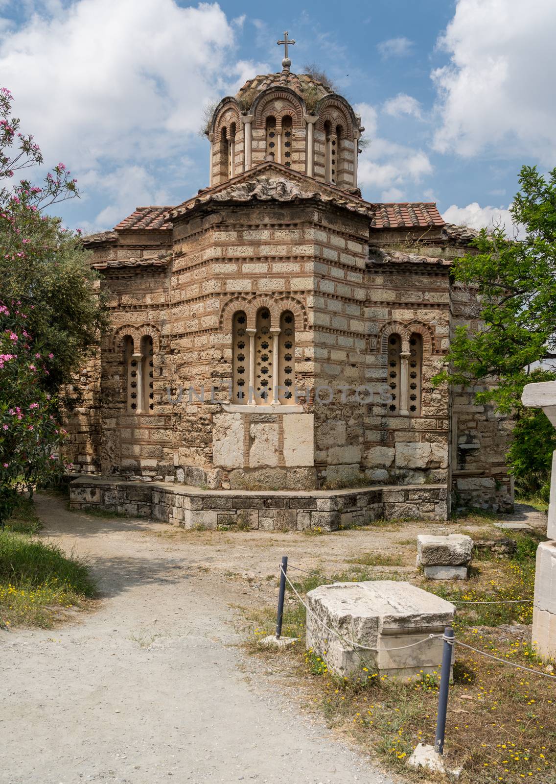 Church of the Holy Apostles in the Greek Forum in Athens Greece