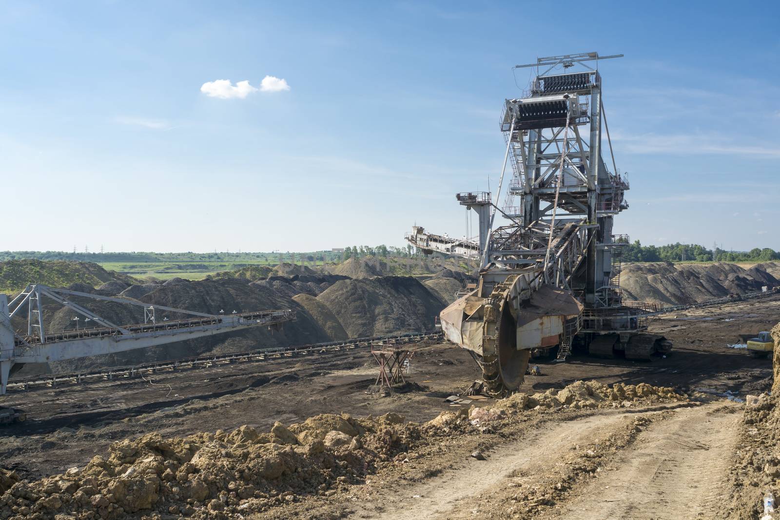 Big Machin - Coal Mining Mine Excavator. Kolubara, Lazarevac, Serbia