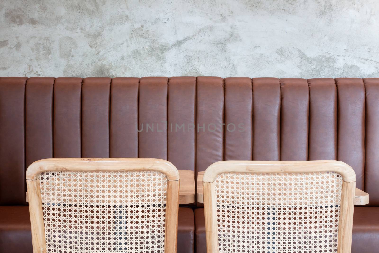 Interior design of coffee shop, stock photo