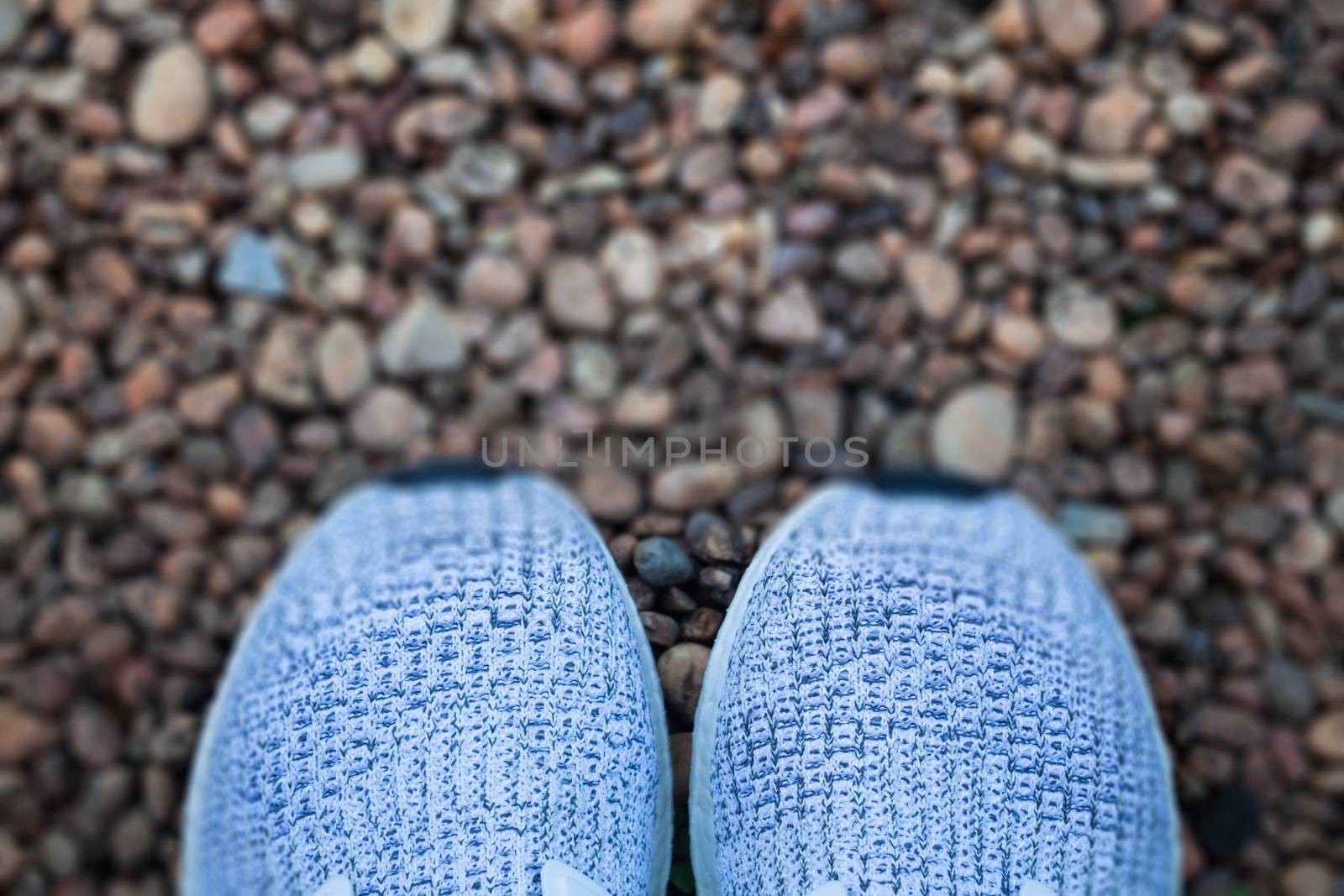Top view of casual shoe, stock photo
