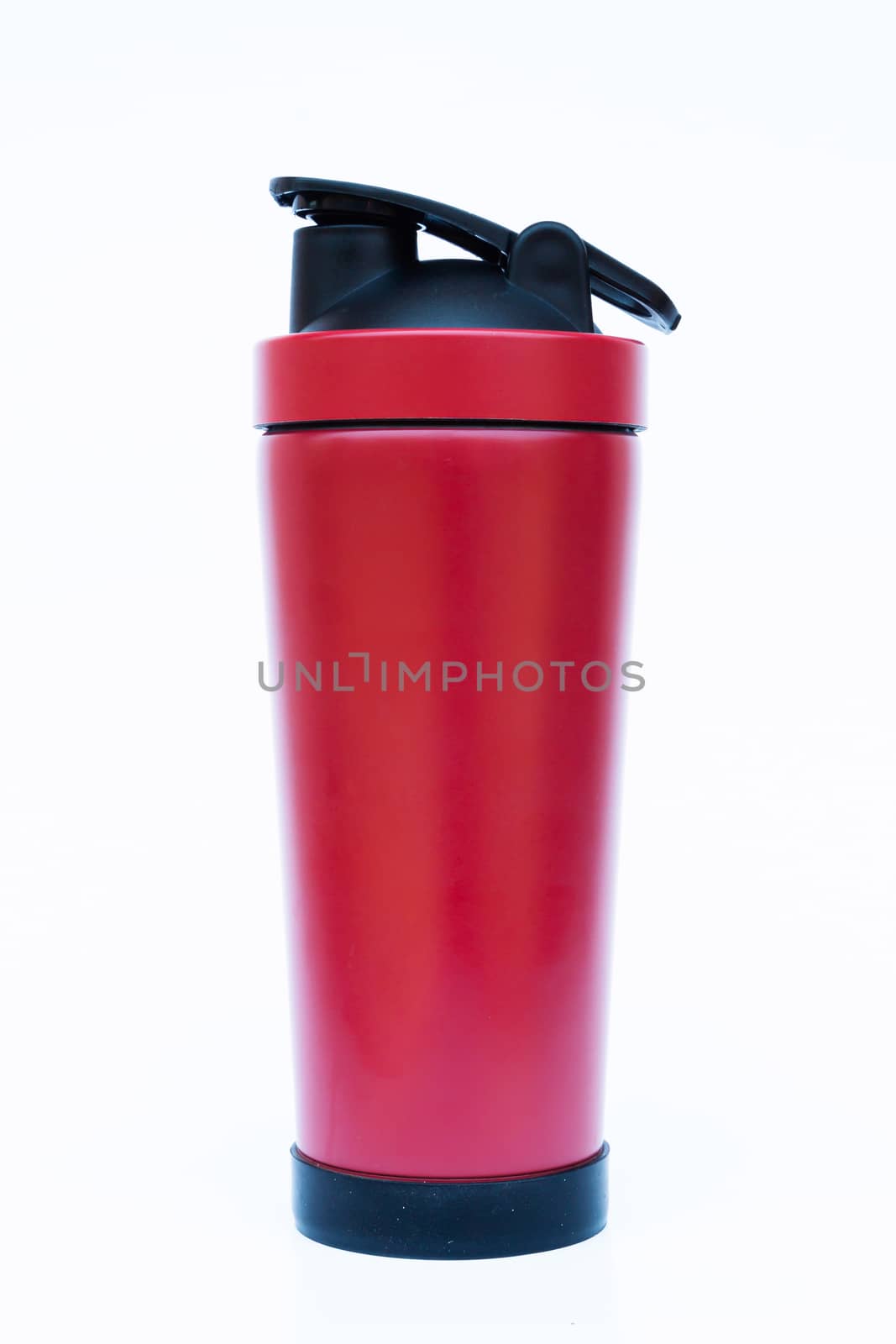 Tumbler isolated on white background, stock photo