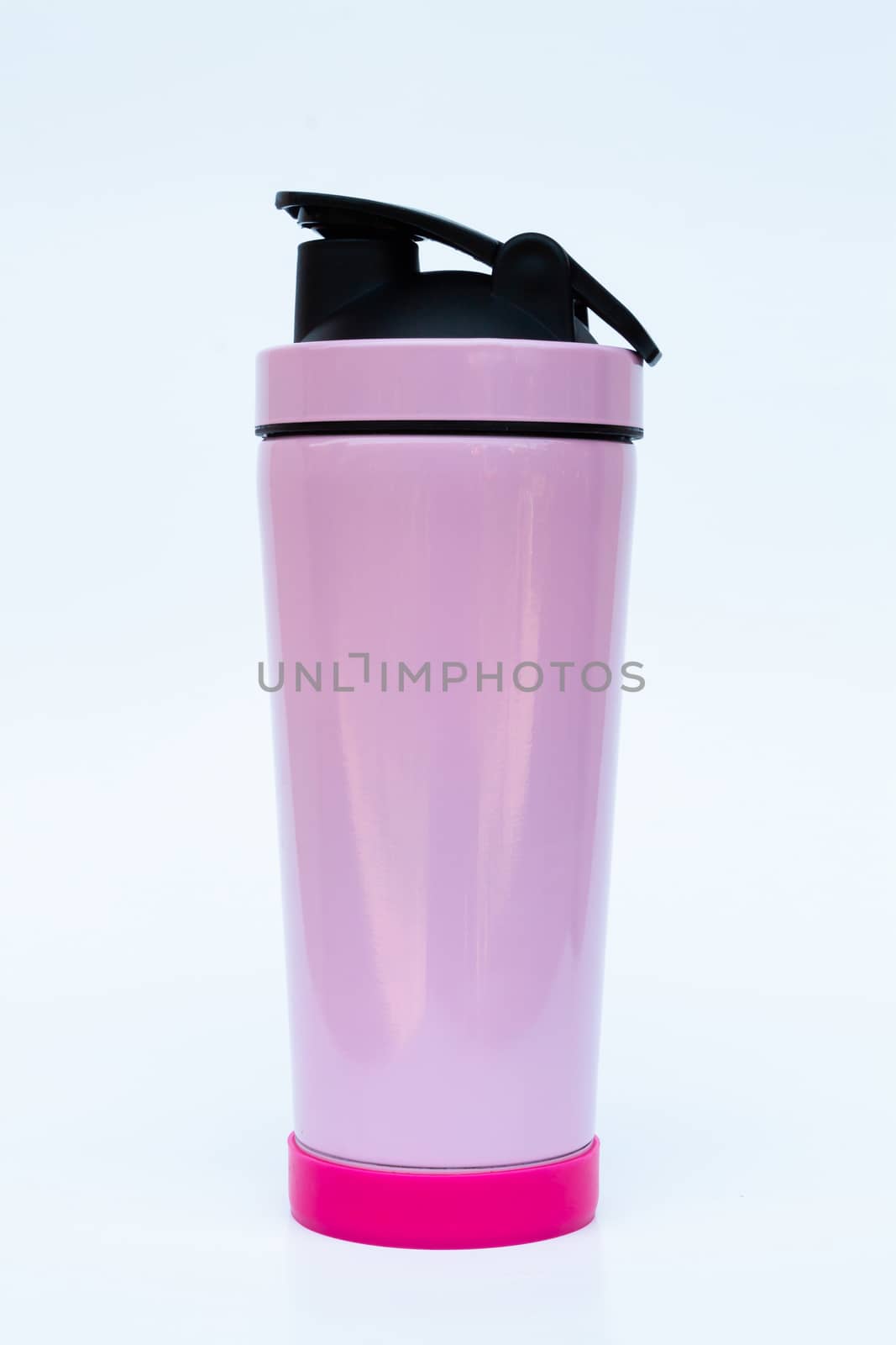 Tumbler isolated on white background, stock photo