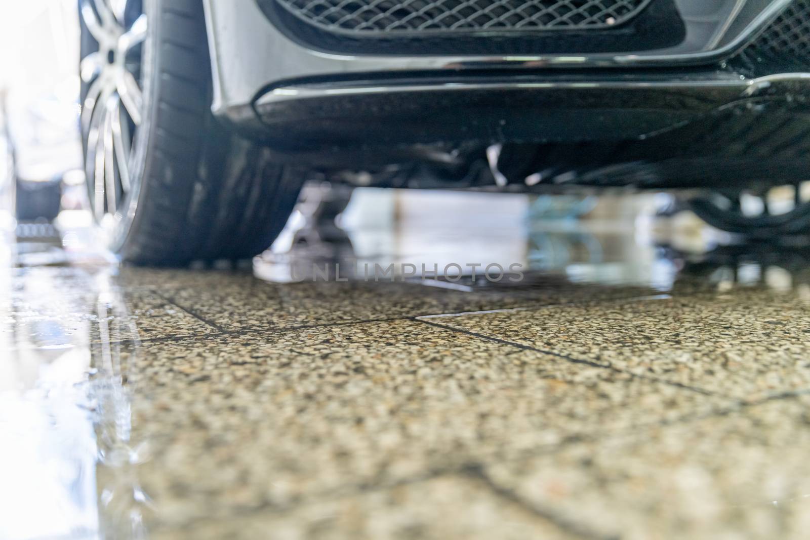 car in the dishwasher, hand wash of luxury cars by Edophoto