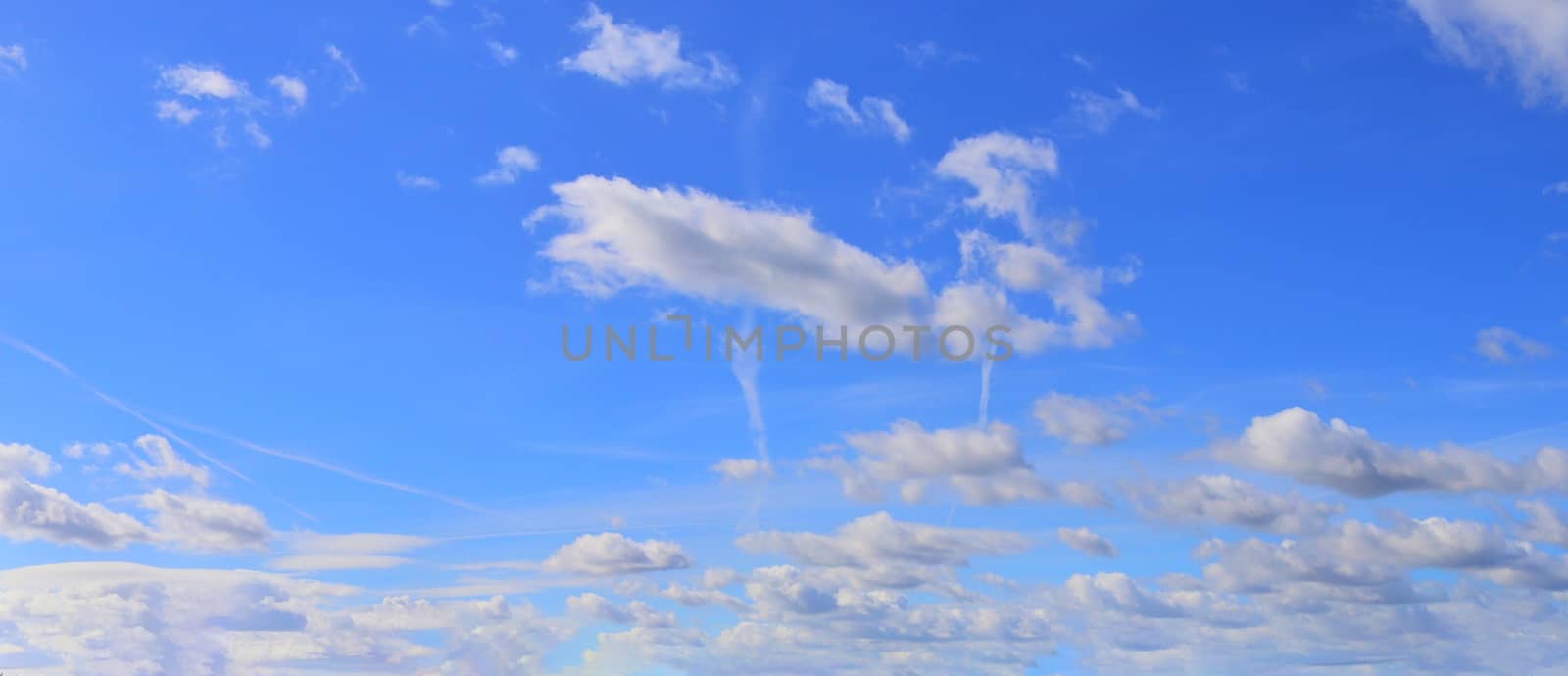 Stunning colorful sky panorama showing beautiful cloud formation by MP_foto71