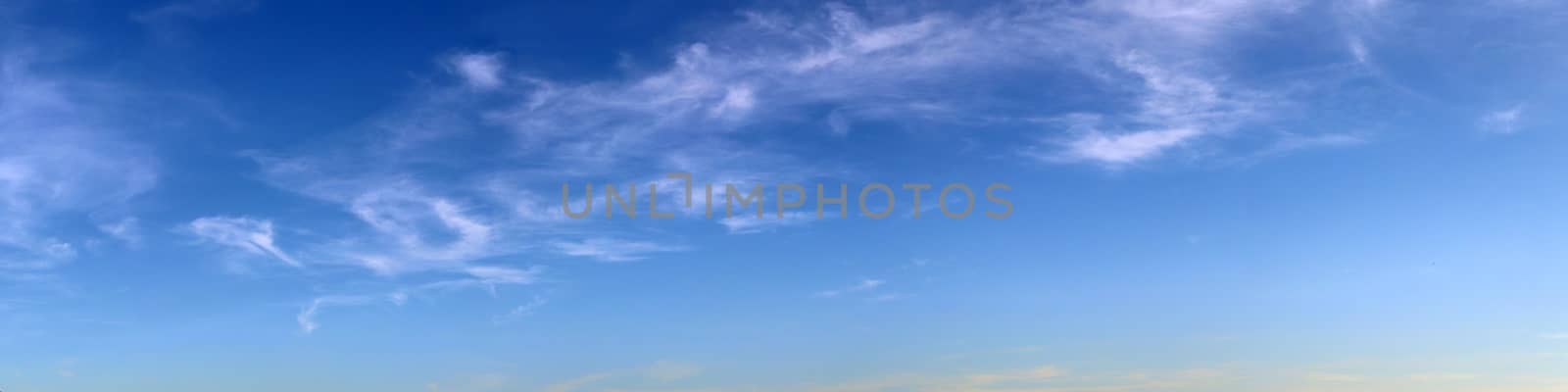 Stunning colorful sky panorama showing beautiful cloud formation by MP_foto71