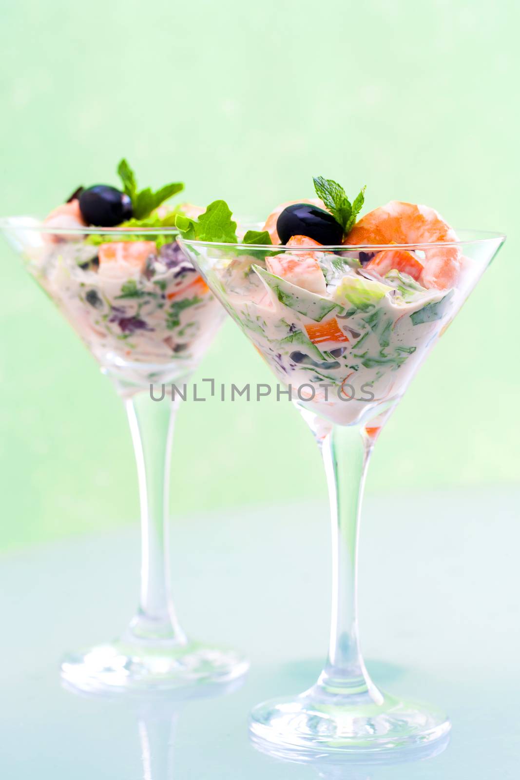 Crab and shrimp cocktail. by karelnoppe