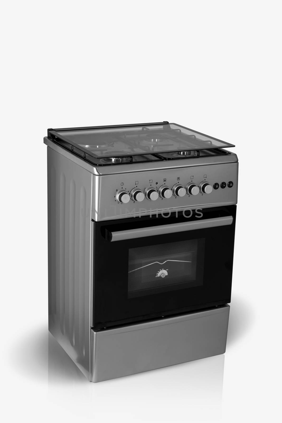 oven over white background by A_Karim