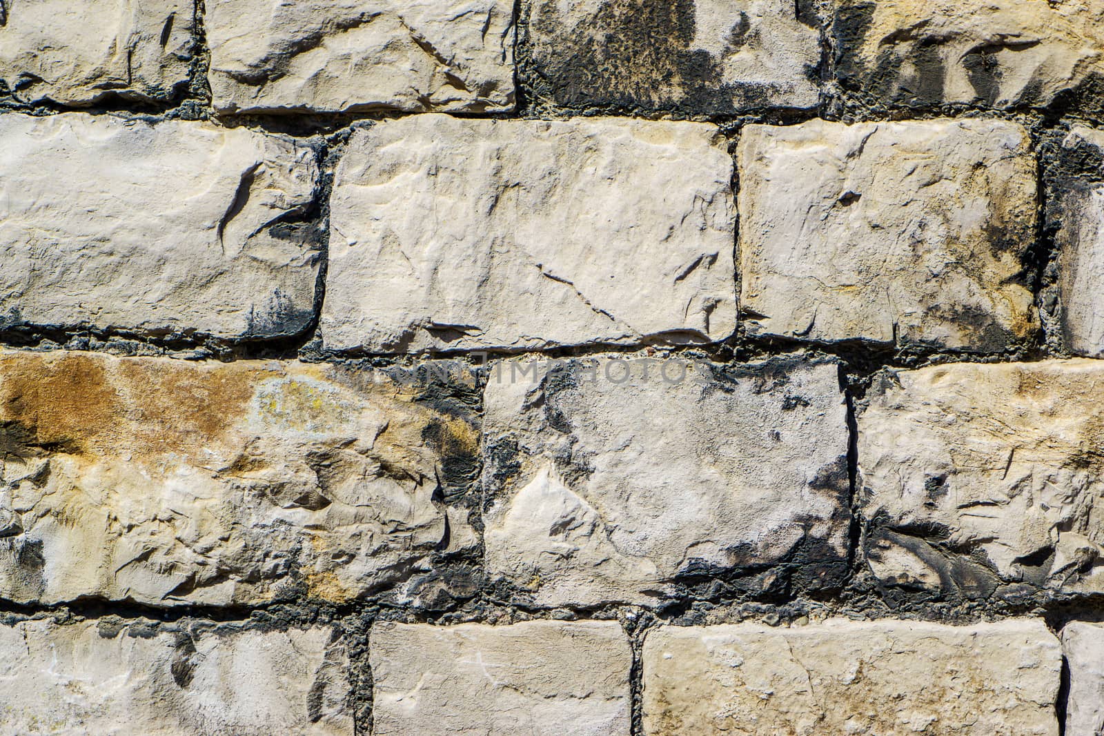 a cracked real stone wall surface Kendal