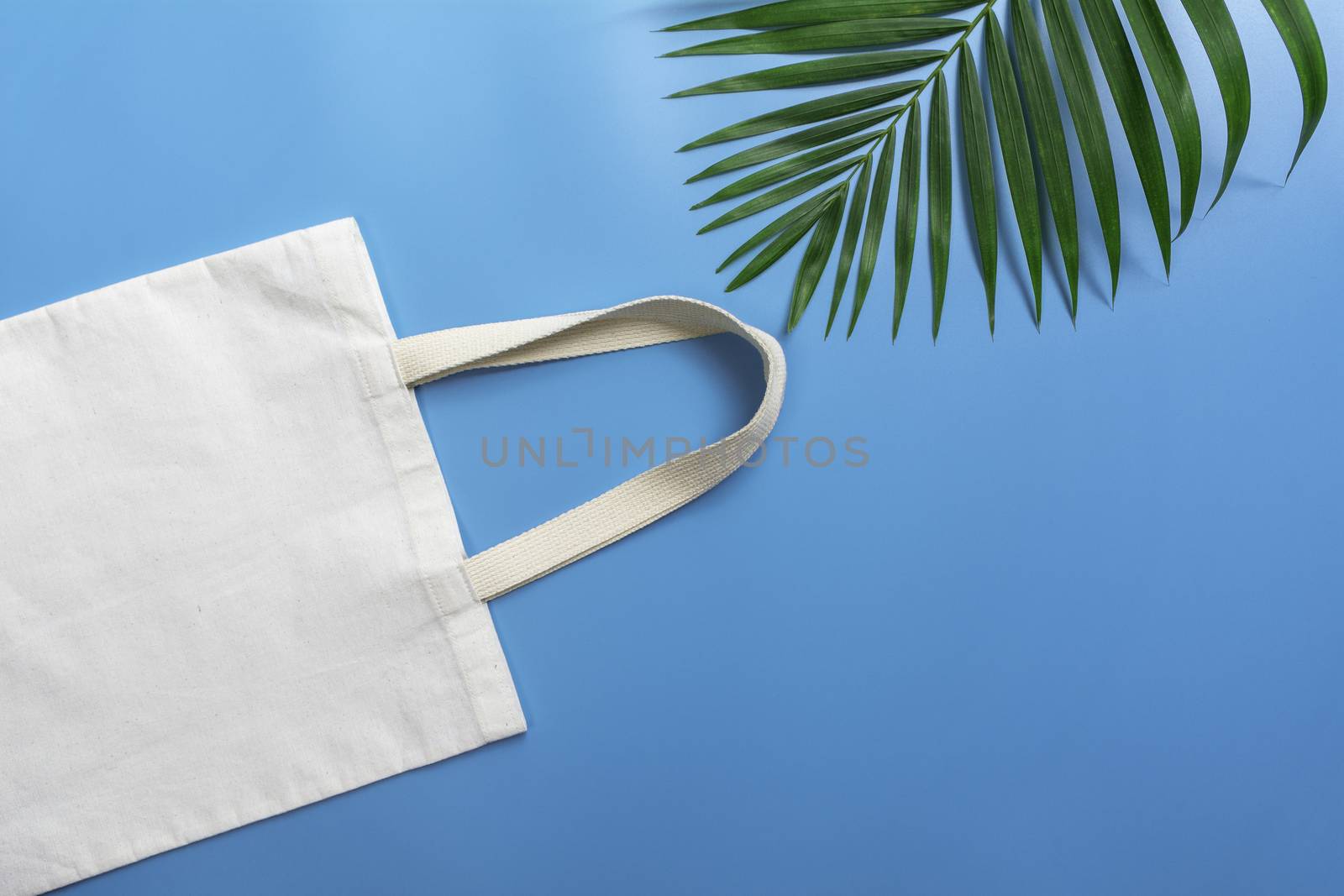 White tote bag canvas fabric. Cloth shopping sack mockup with co by kirisa99