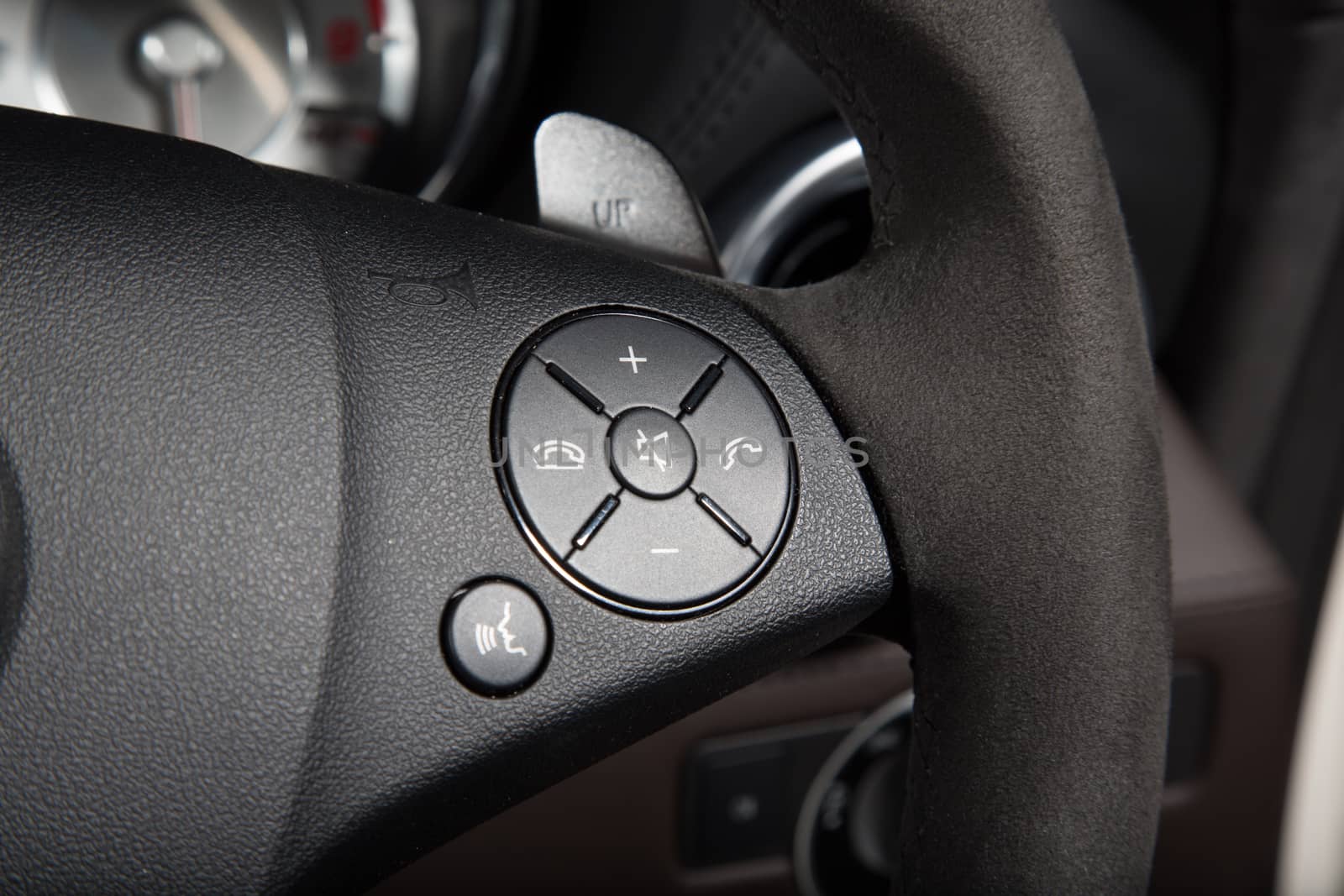 Carbon fibre automatic gears in car by camerarules