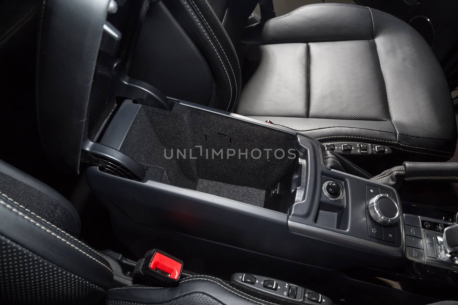 Storage compartment in car interior