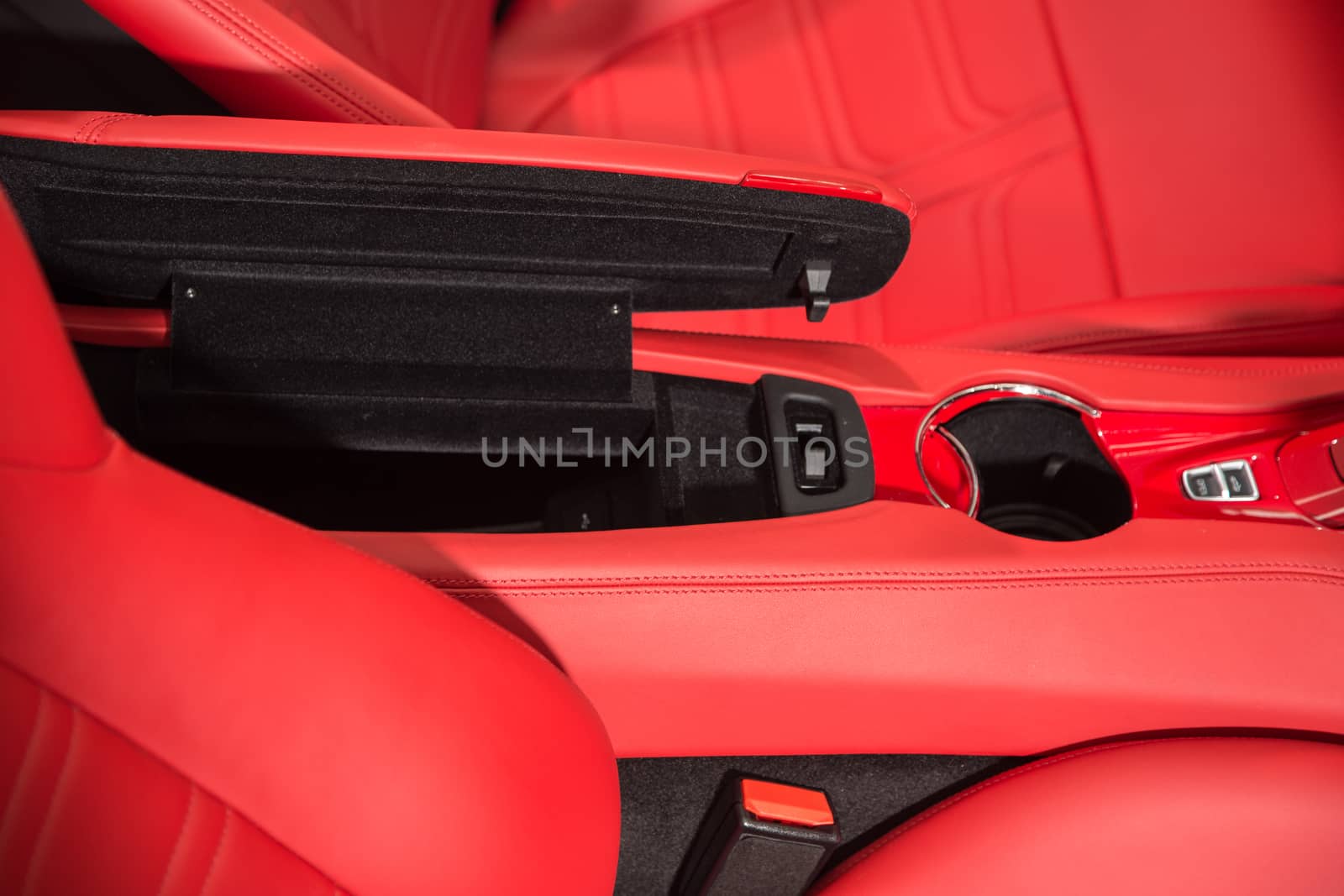 Storage compartment of luxury car interior by camerarules