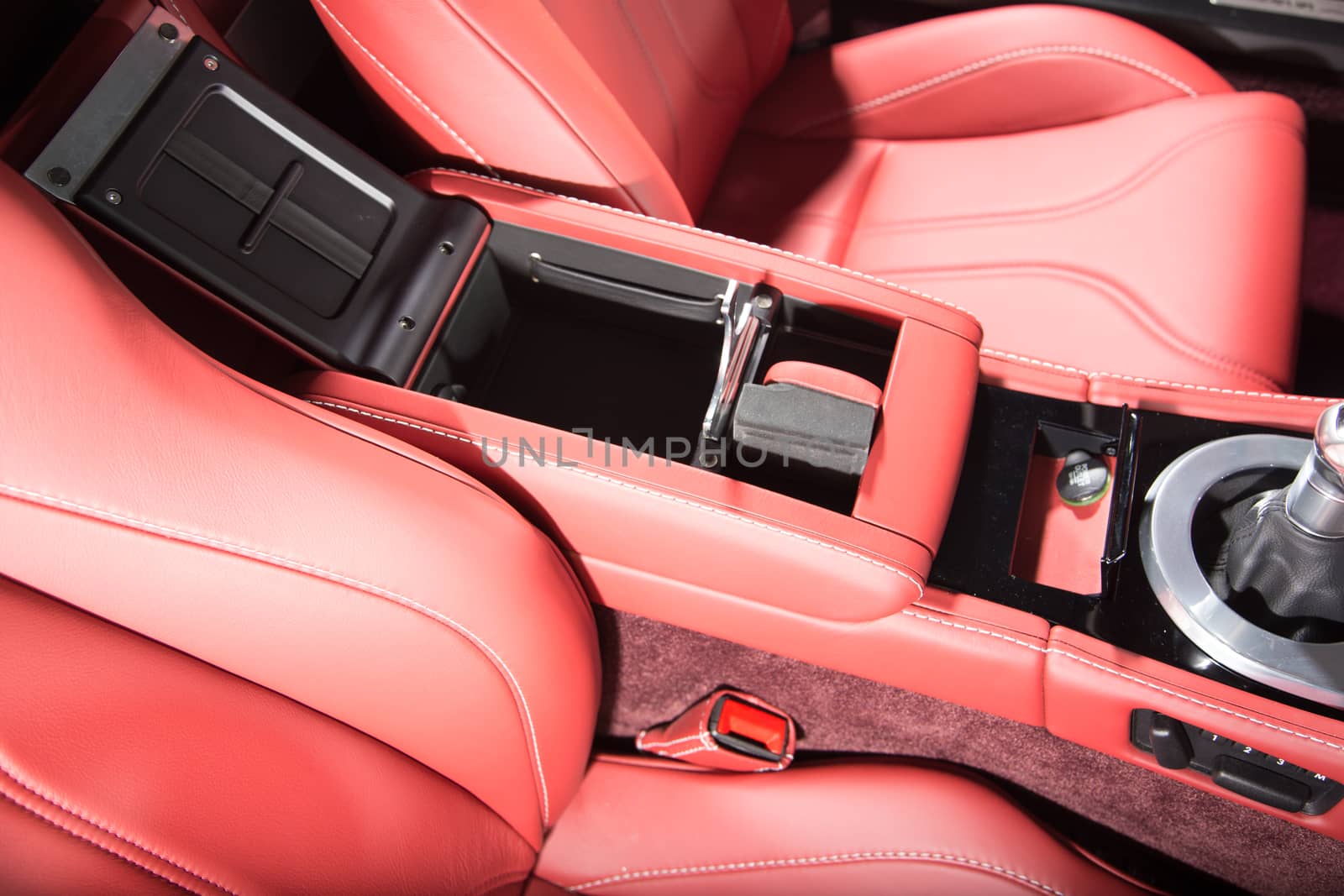 Close up of storage compartment in car interior by camerarules