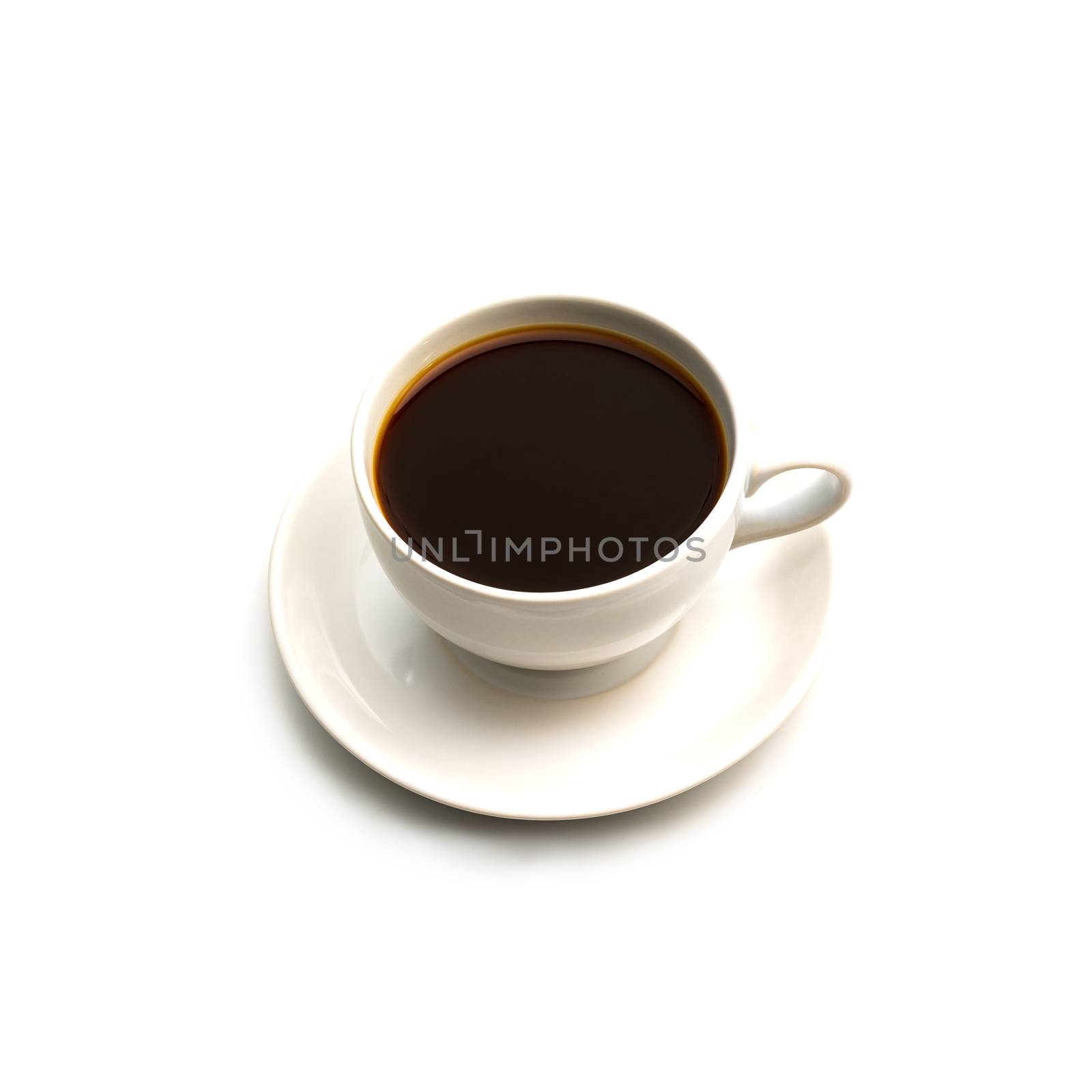 A coffee cup isolated on white background. Food and drink concep by kirisa99