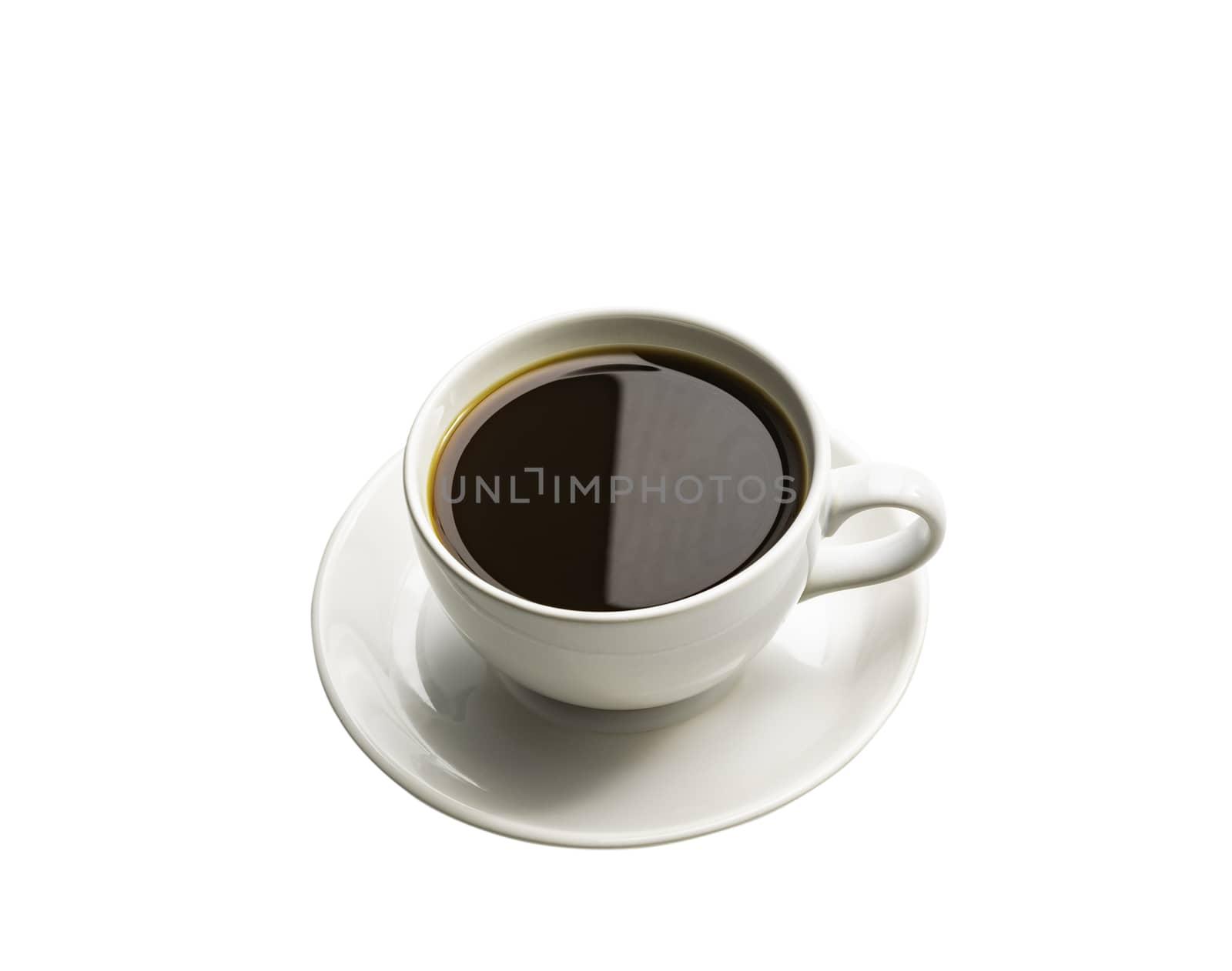 A coffee cup isolated on white background. Food and drink concep by kirisa99