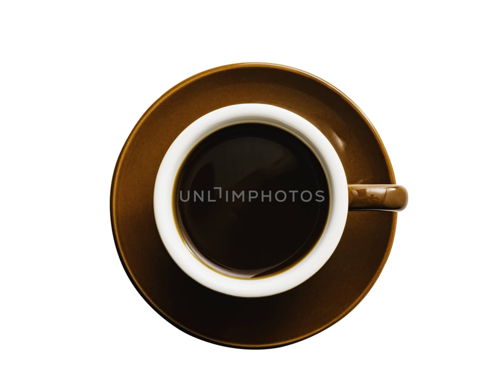 A coffee cup isolated on white background. Food and drink concept.