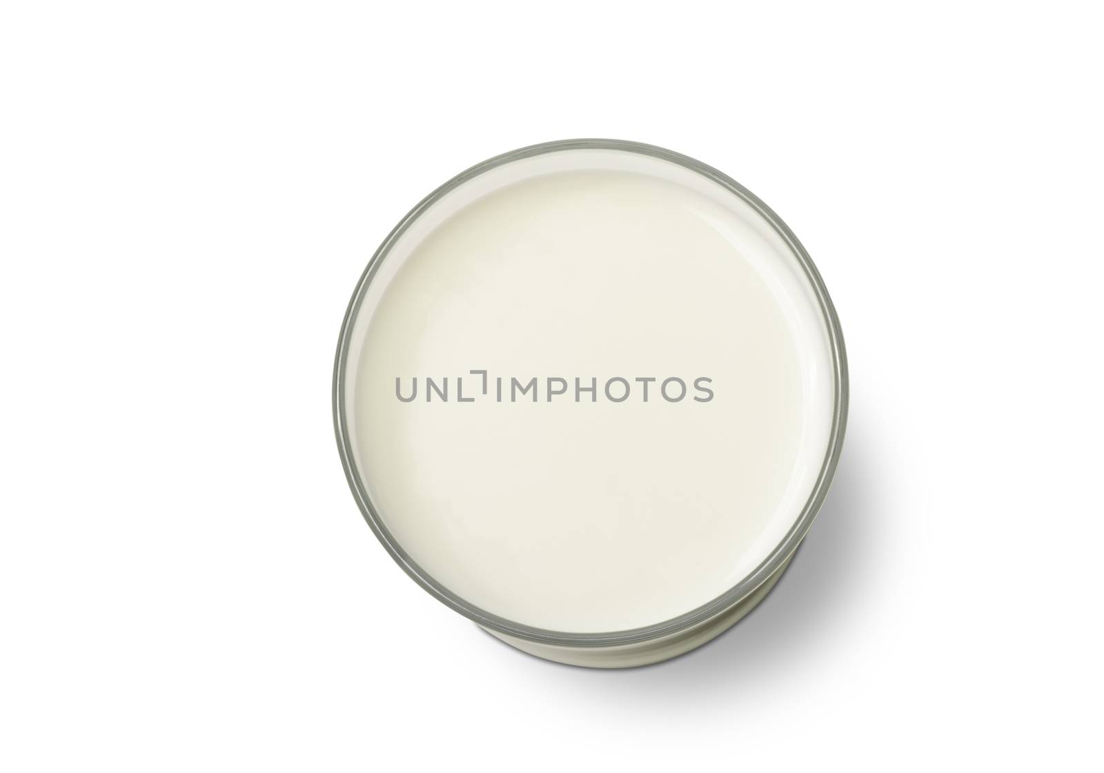 Milk isolated on a white background. Glass of milk with clipping path. Drink and healthy concept.