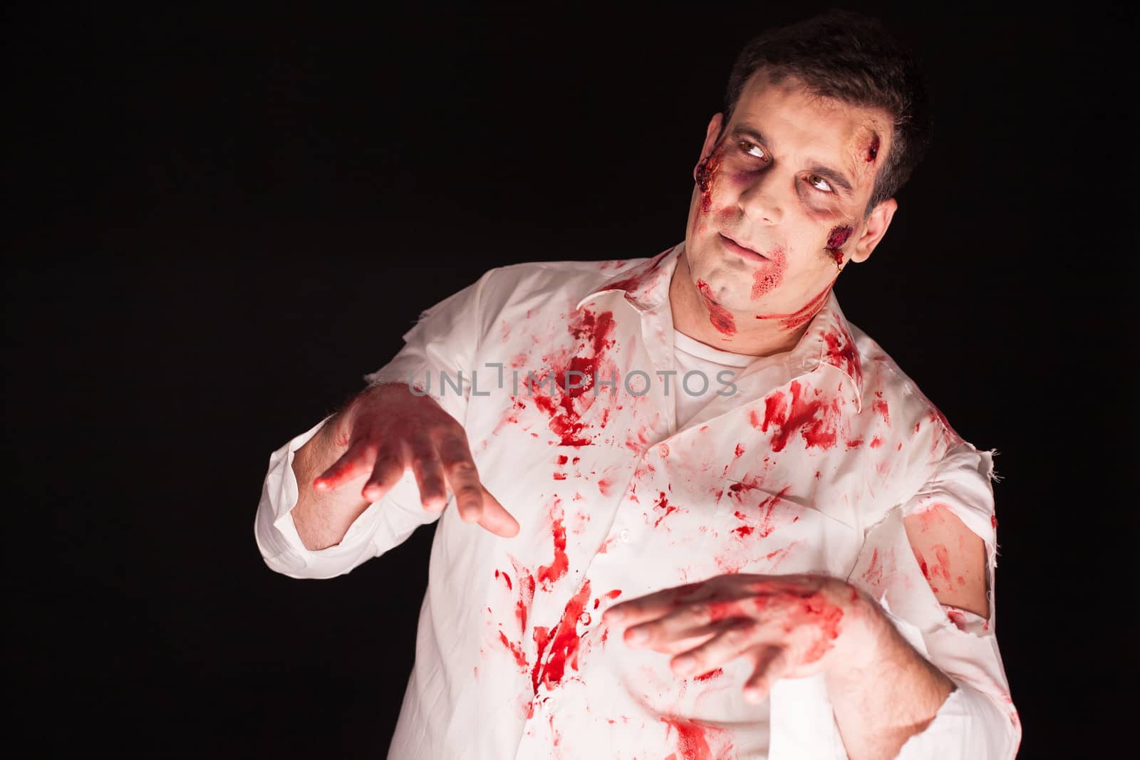 Devil inside a man with bloody creative make up by DCStudio