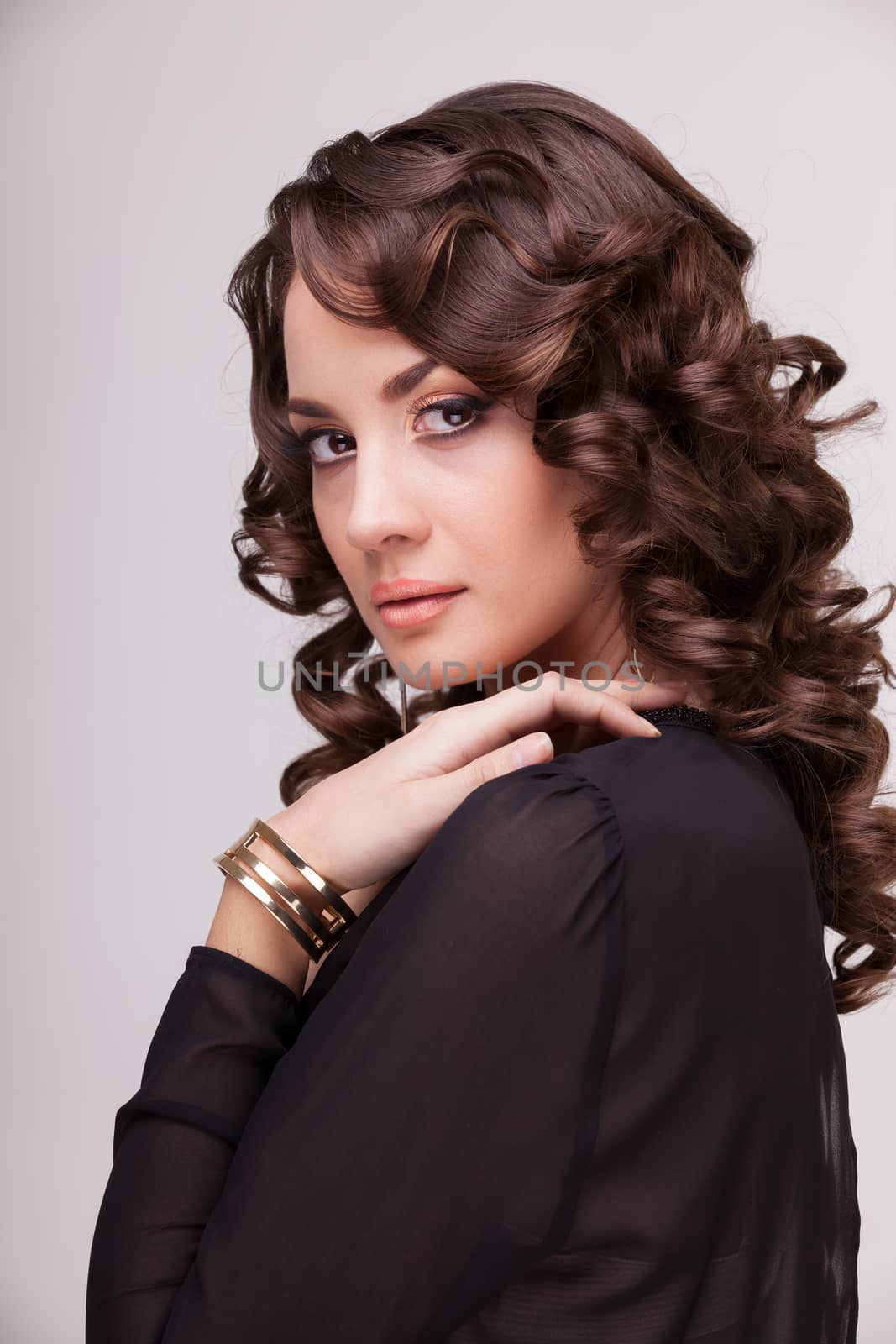 Gorgeous woman professional make up by DCStudio