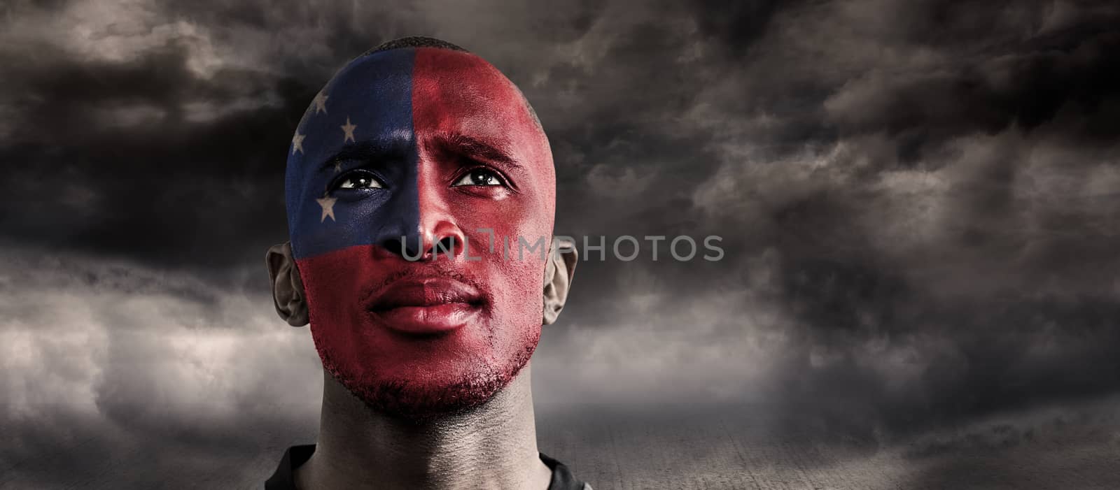 Composite image of samoan rugby player by Wavebreakmedia