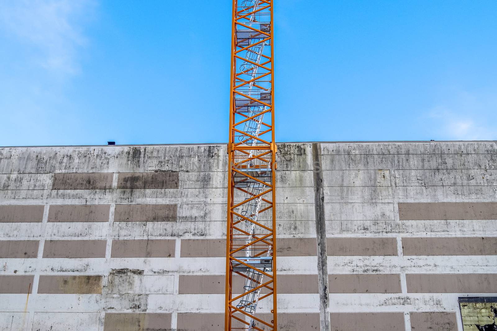 Several cranes on constructions sites at high buildings all over Europe.