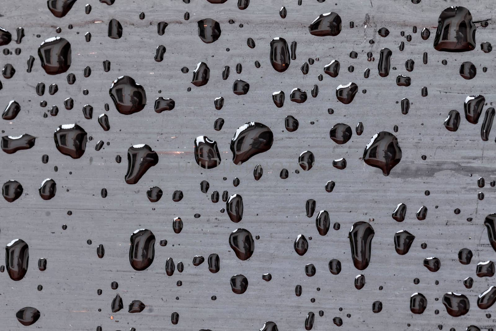 Gray water drops background