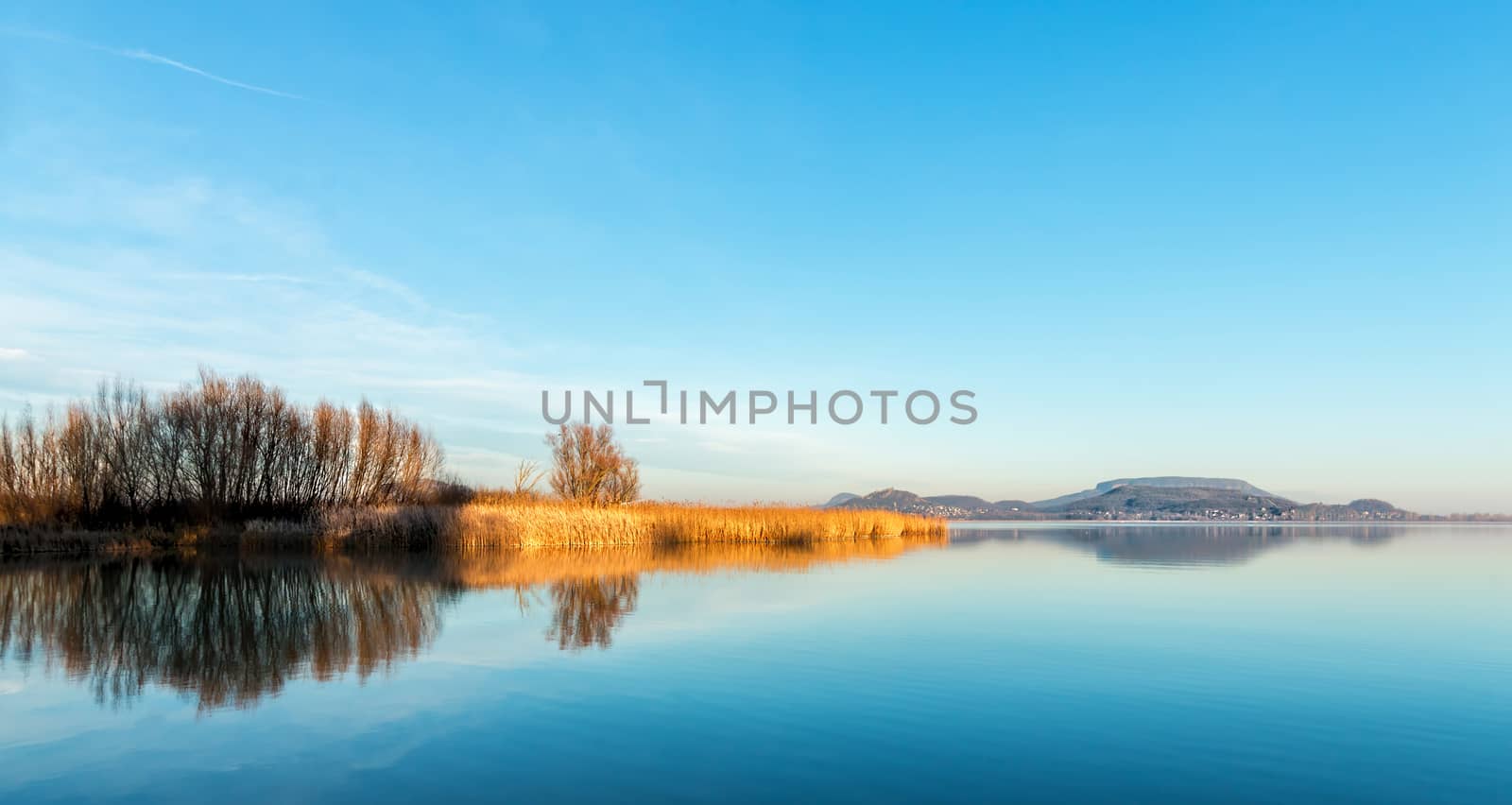 Landscape from Hungary from the lake Balaton