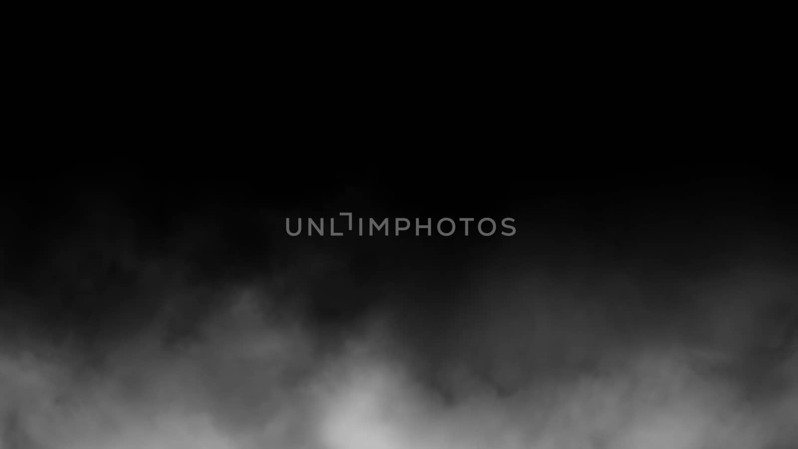 Abstract fog and smoke on black color background. Use for concept design Halloween Spooky night.