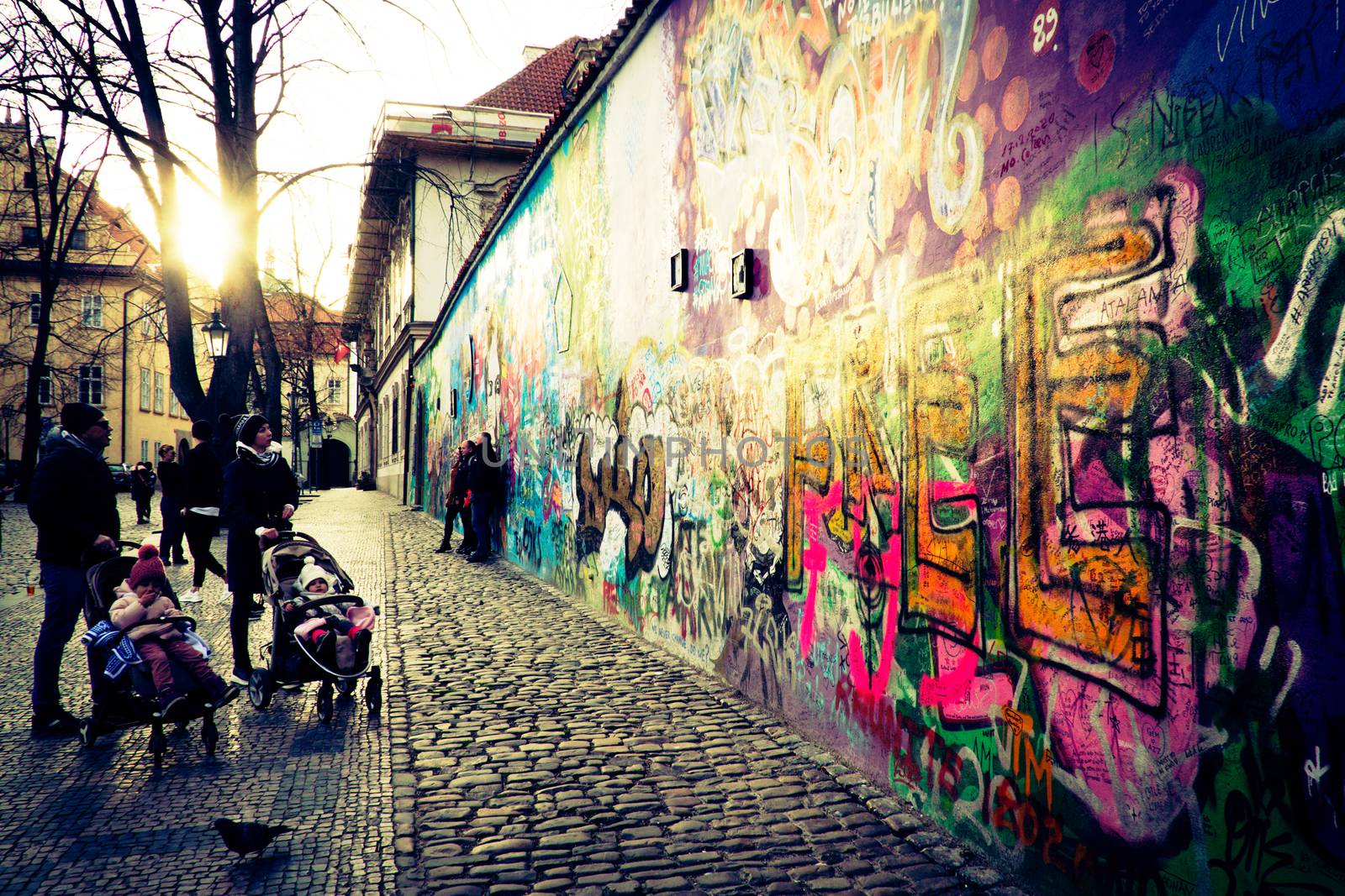 John Lennon wall - Prague by dbmedia