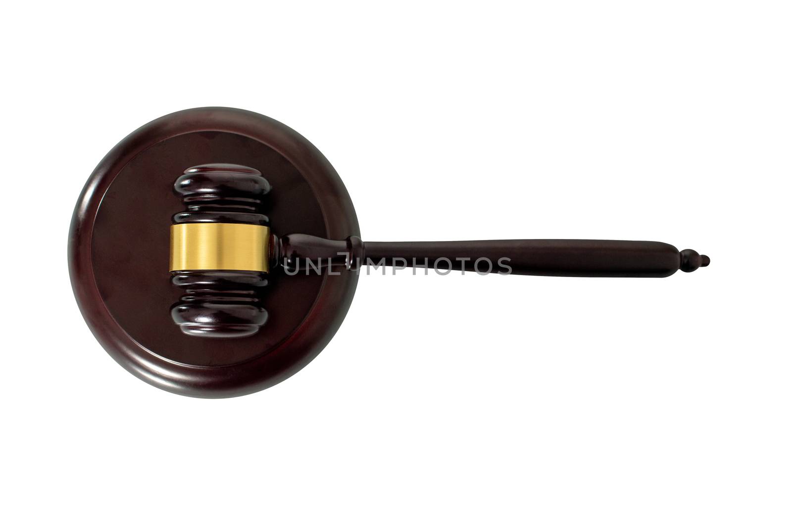 Justice concepts, Judge gavel isolated on white background