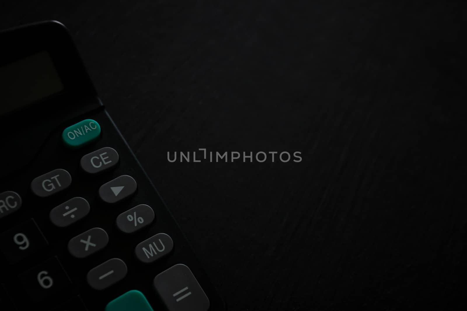 Financial concepts, calculators in dark tone for filling bright colored symbols