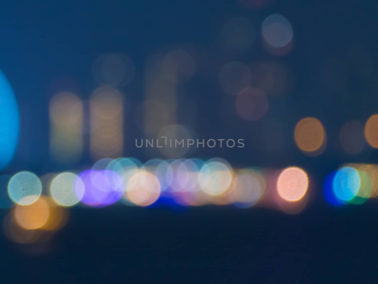 Burry focus for Bokeh in city scape ,bokeh city lights