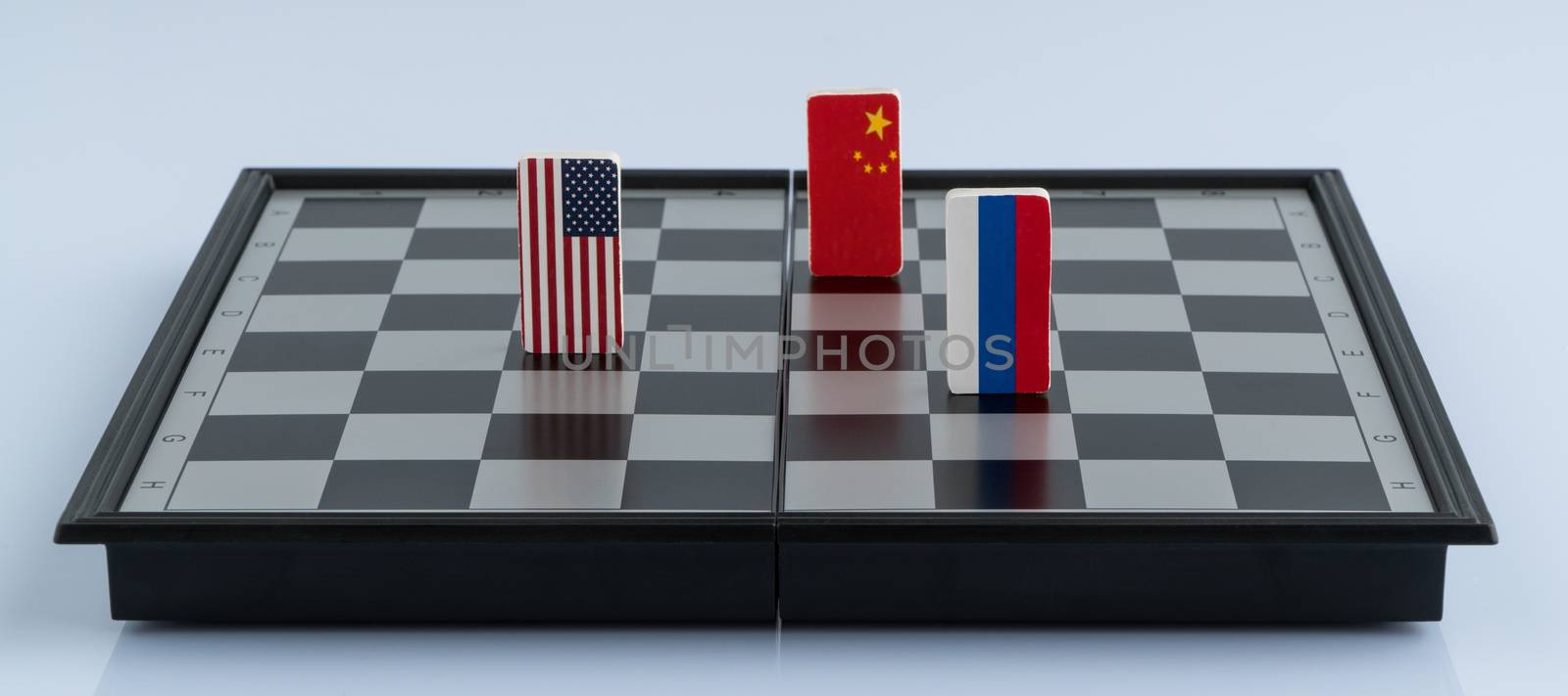 chessboard with flags of countries by A_Karim