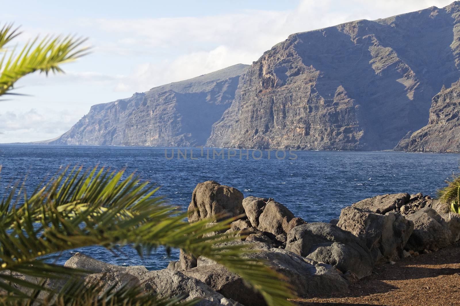 Los Gigantes - a cliff at tenerife