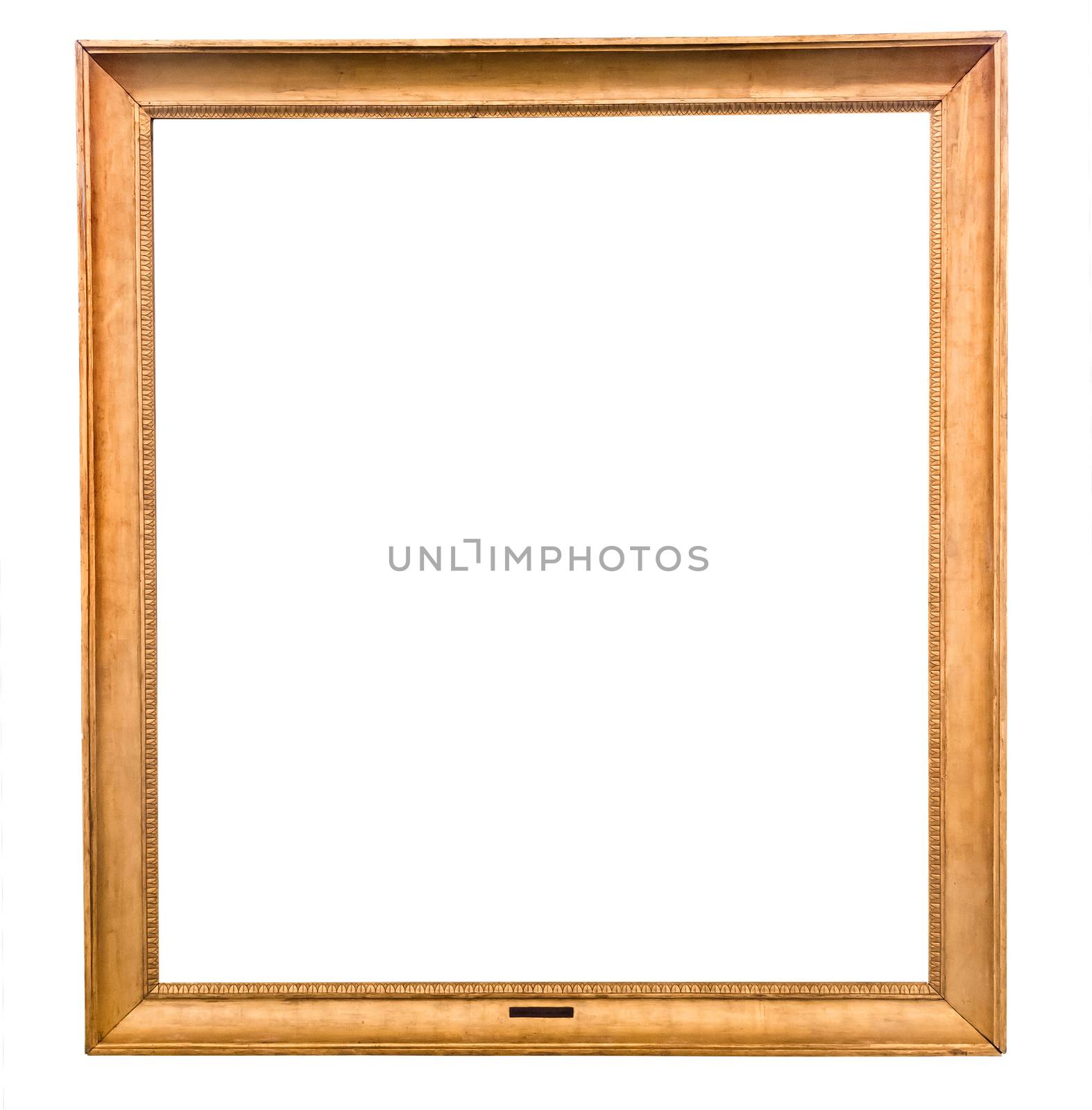 Rectangle decorative golden picture frame by mkos83