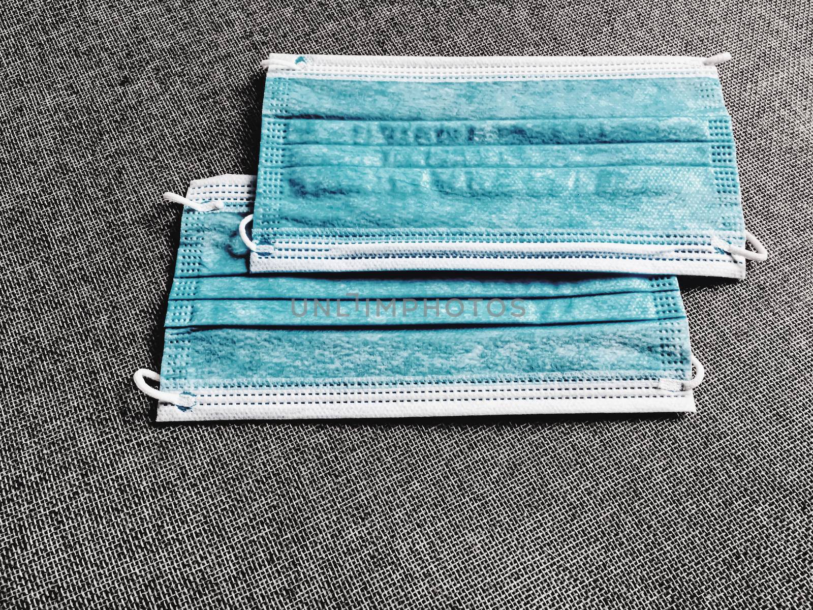 Surgical face masks for preventing infection during coronavirus pandemic, healthcare and hygiene