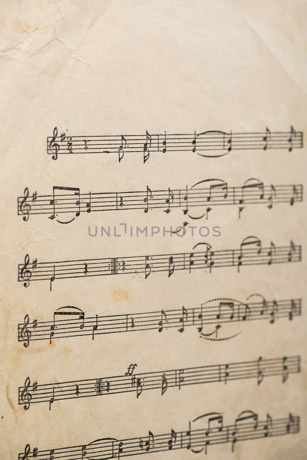 handwritten musical notes by A_Karim