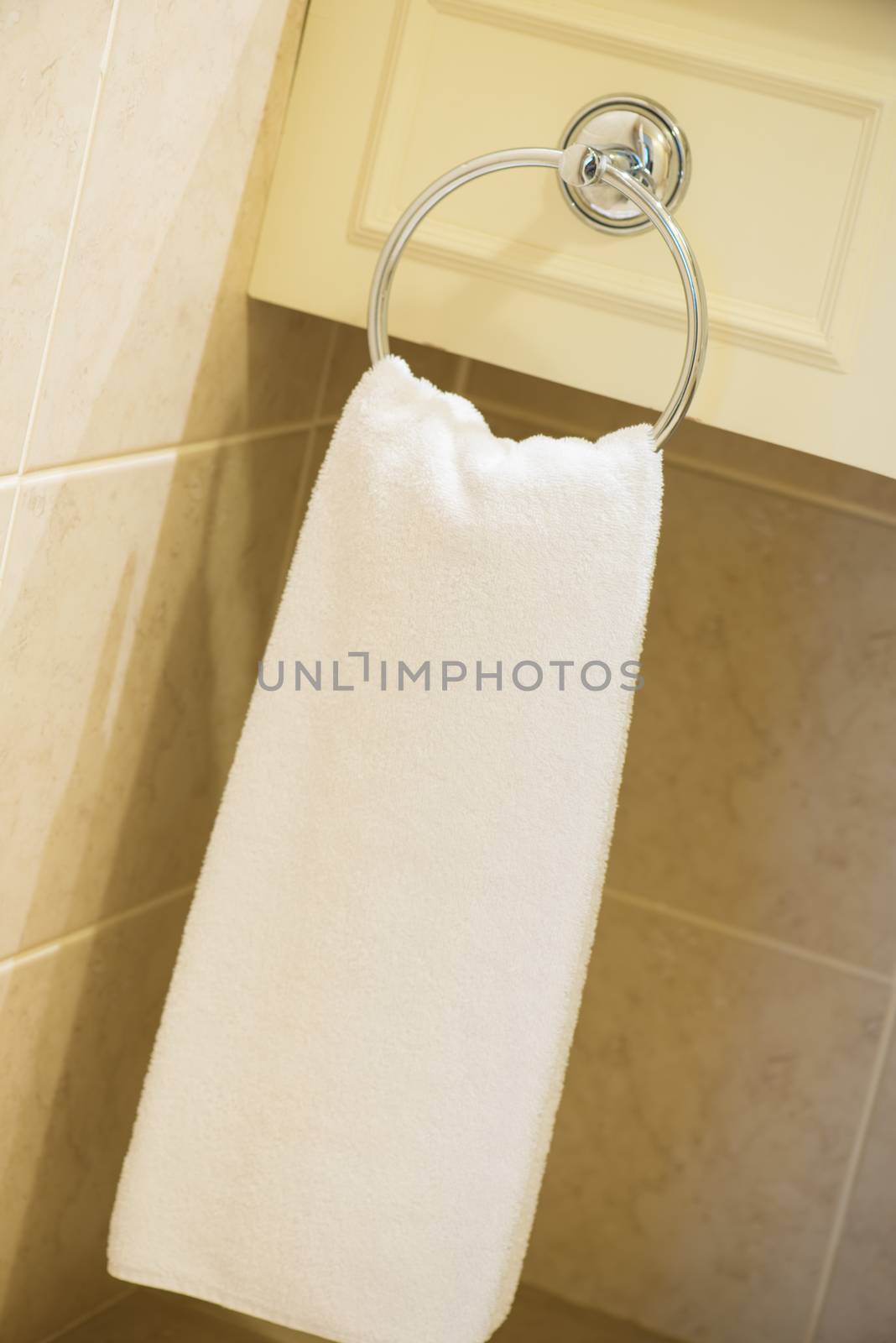 towel in the bathroom by A_Karim