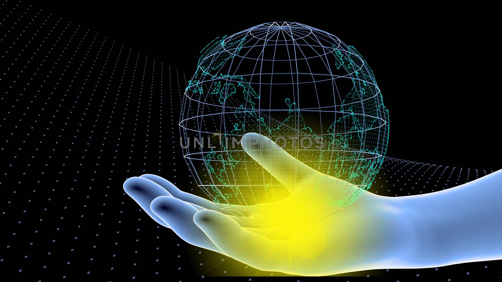 Abstract  global in hands   Business concept ,Earth image provided by Nasa.Elements of this image furnished by NASA