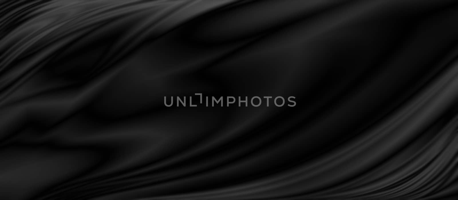 Black luxury fabric background with copy space by Myimagine