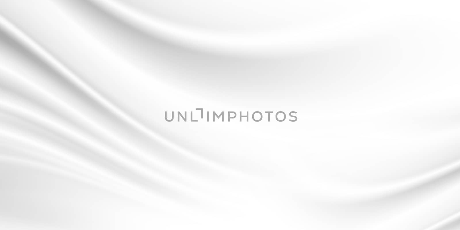 White luxury fabric background with copy space by Myimagine