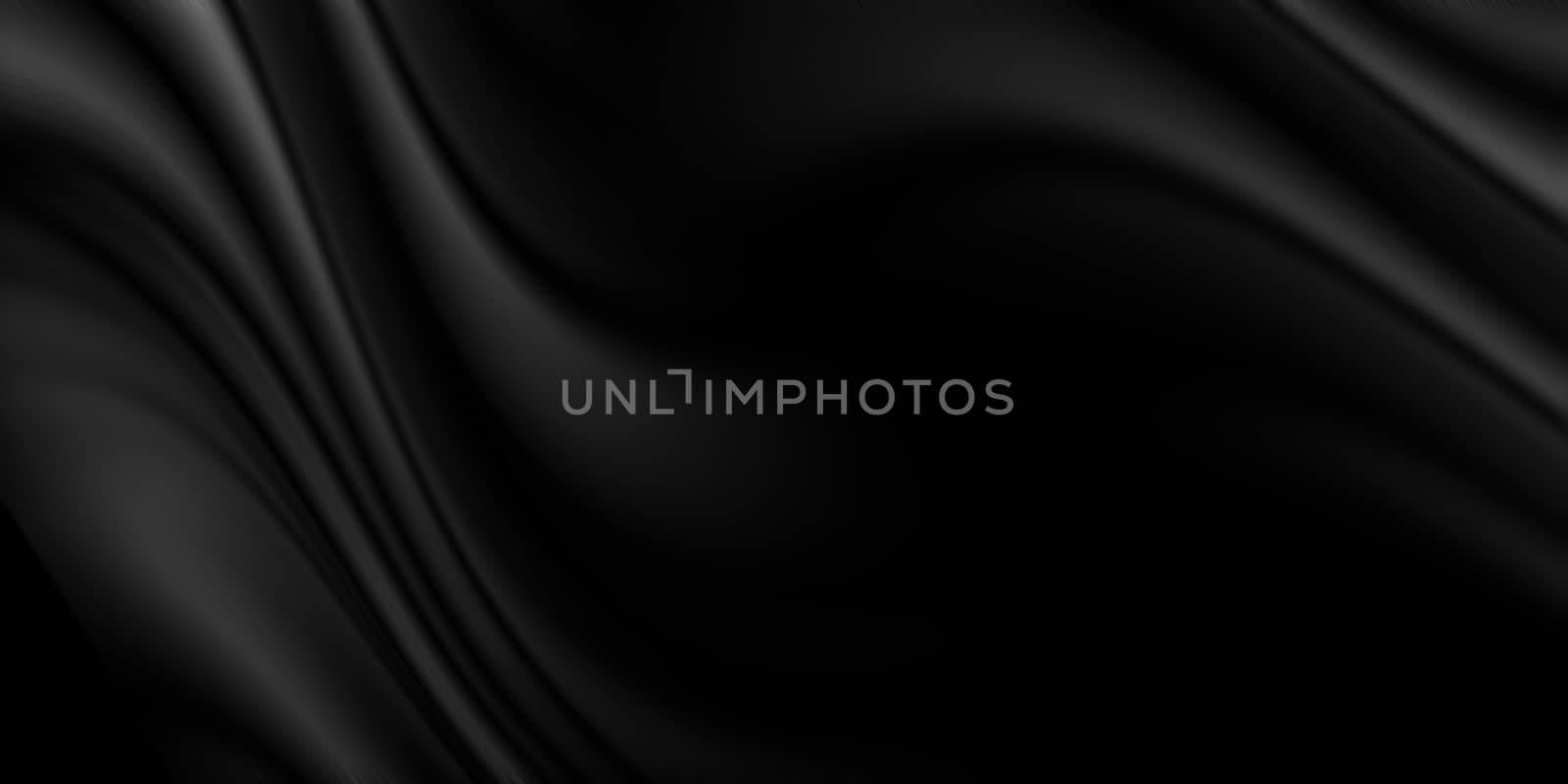 Black luxury fabric background with copy space by Myimagine