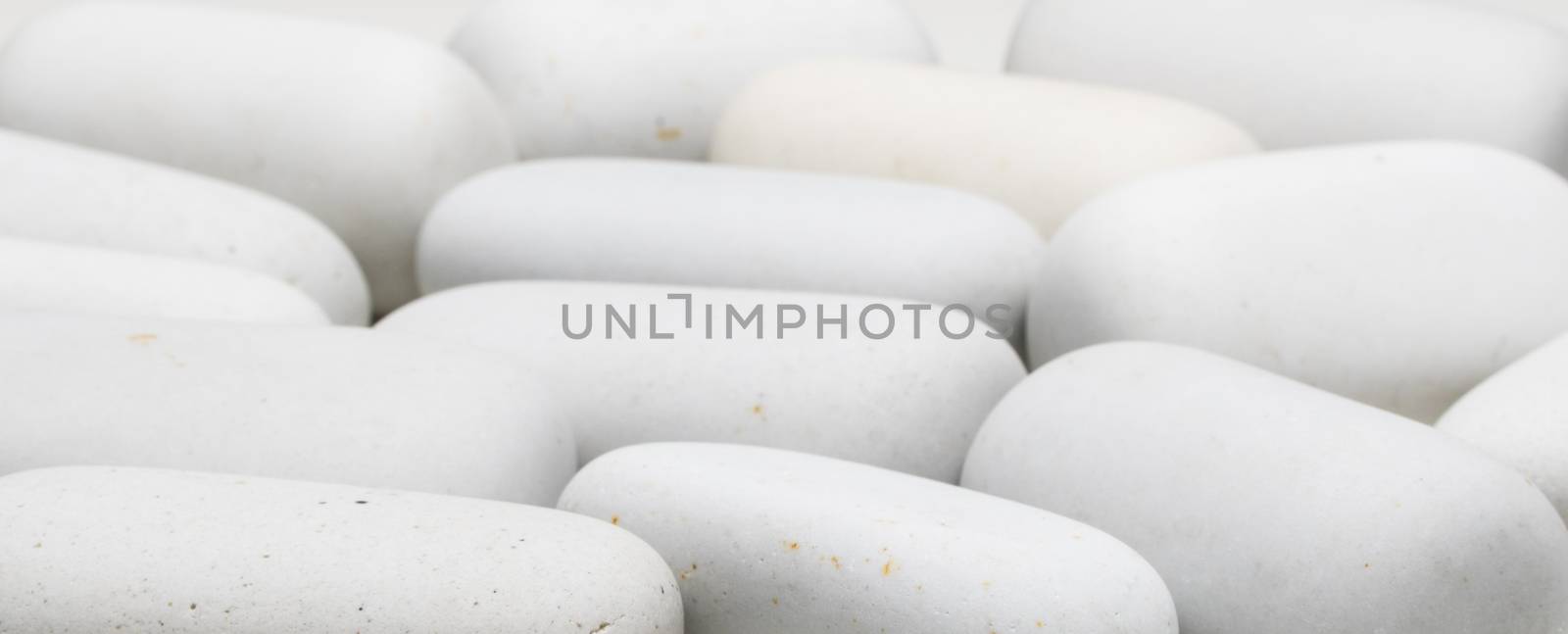 rounded white stones by A_Karim