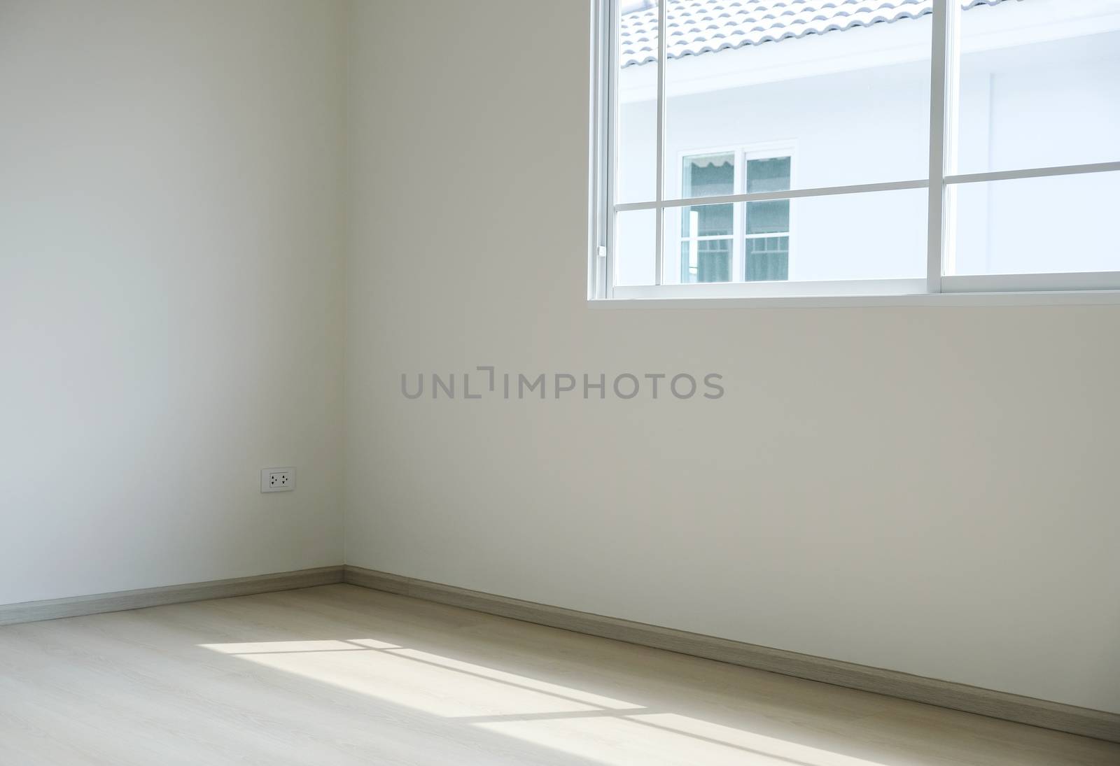 Empty bedroom in the home