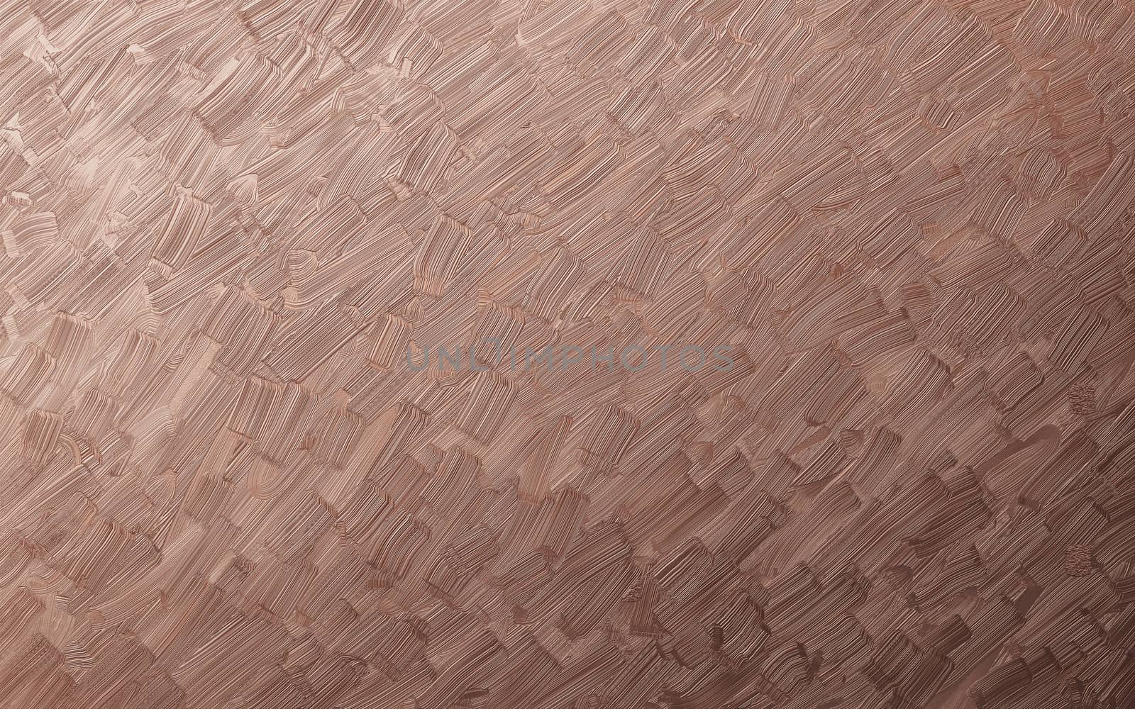 Copper color brush stroke texture background